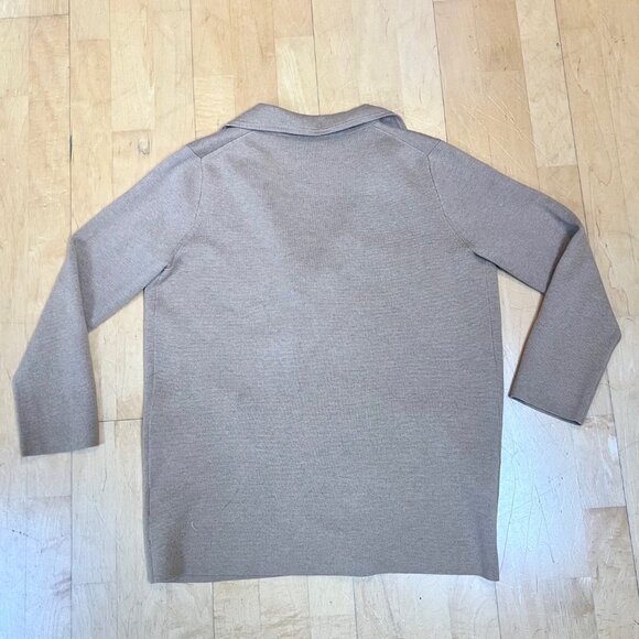 J. Crew Open-Front Eloise Sweater Blazer Cotton/Wool Blend, Size XS - Picture 7 of 16